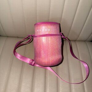 Pink Glitter Women's Hydrojug Sleeve Bottle Holder